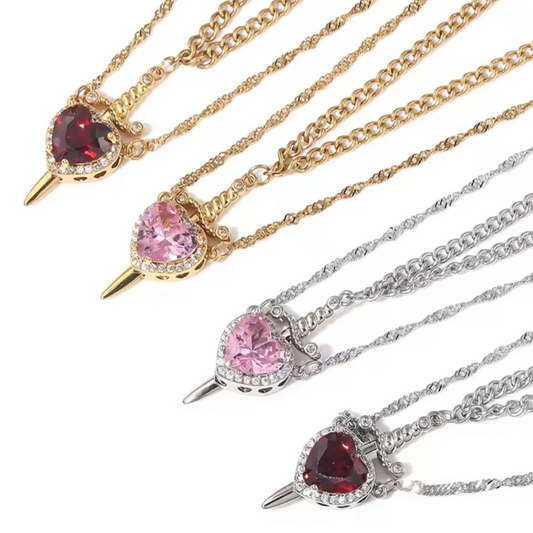 Heartbreaker Dagger Necklace
