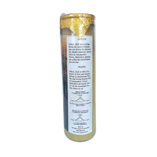 Oshun Prepared & Blessed Candle