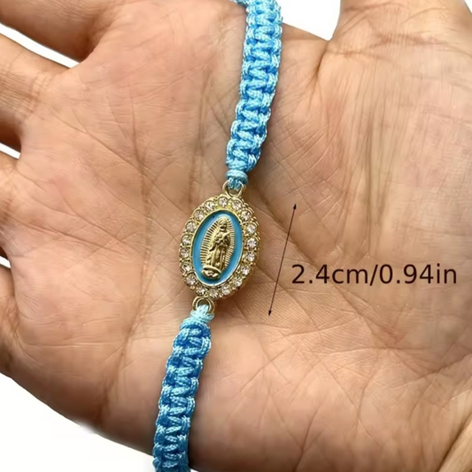 Virgin Mary Handwoven Bracelet