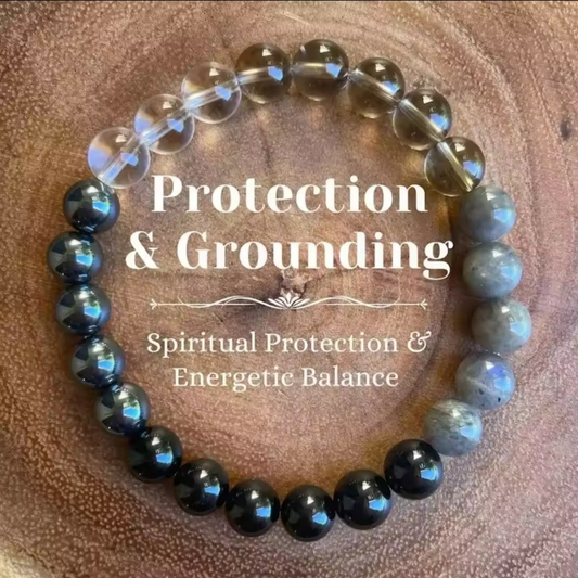 Protection & Grounding Bracelet – Spiritual Shield and Energetic Balance