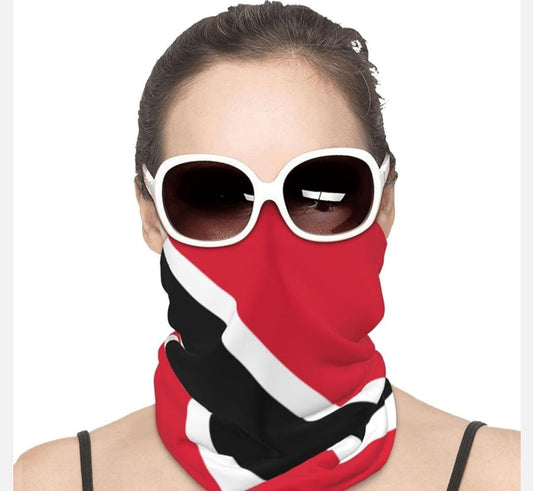 Trinidad and Tobago Flag Neck Gaiter Bandana