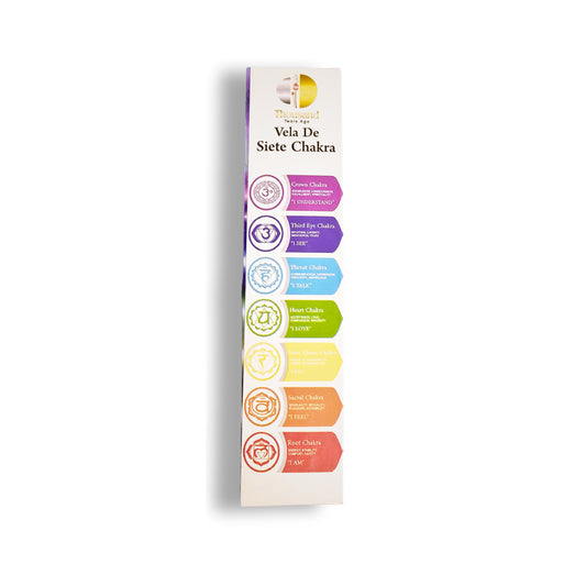 7 Chakra Candle