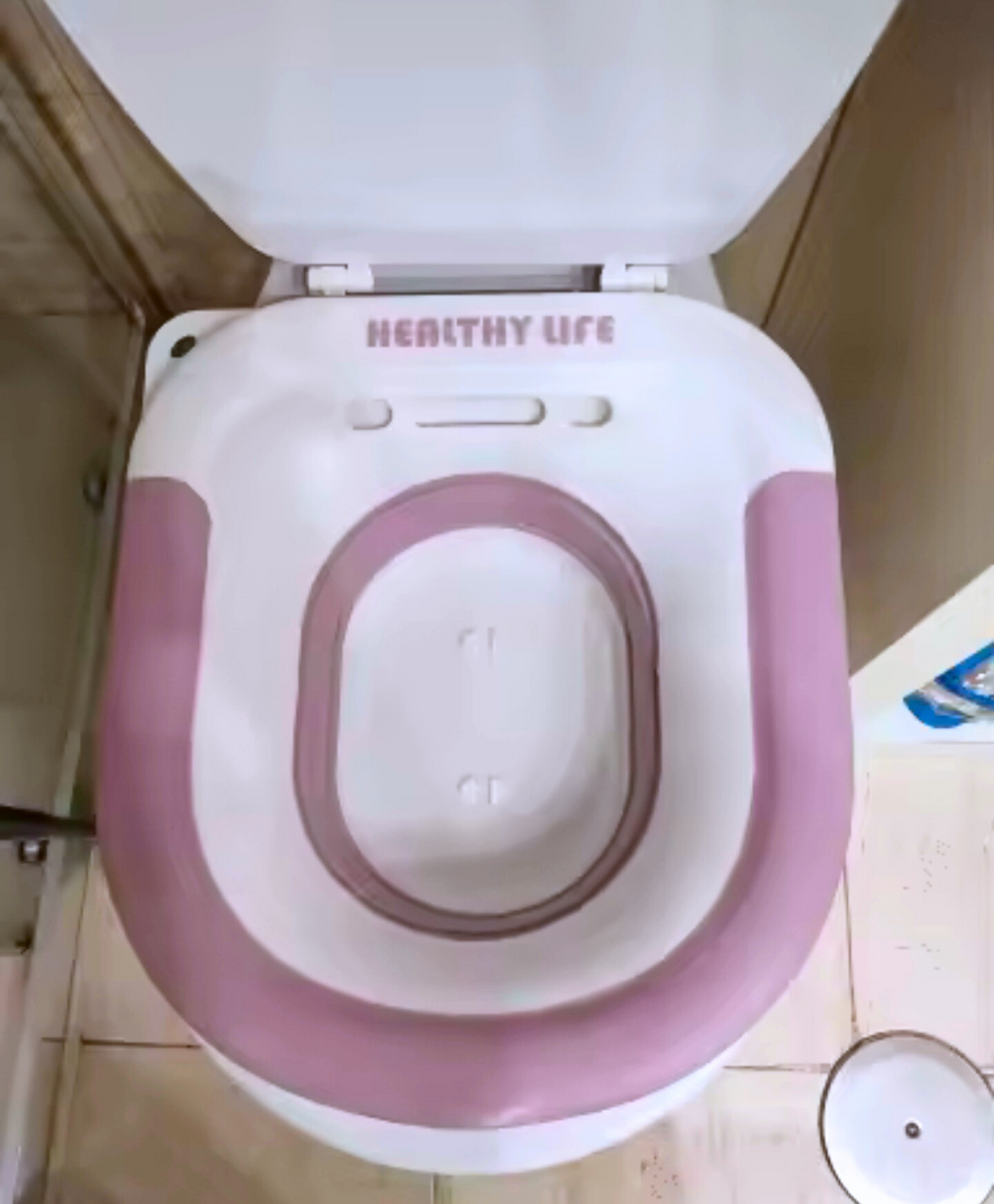 Folding Sitz Bath for Toilet