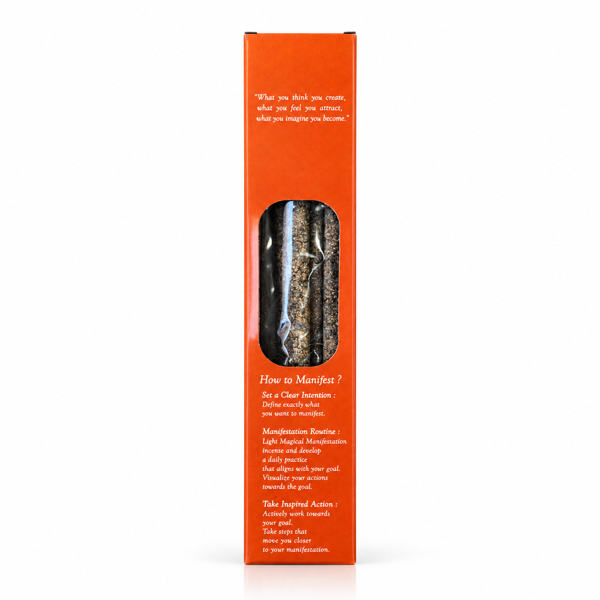 Magical Manifest Orange Opportunity Incense Sticks on a white background