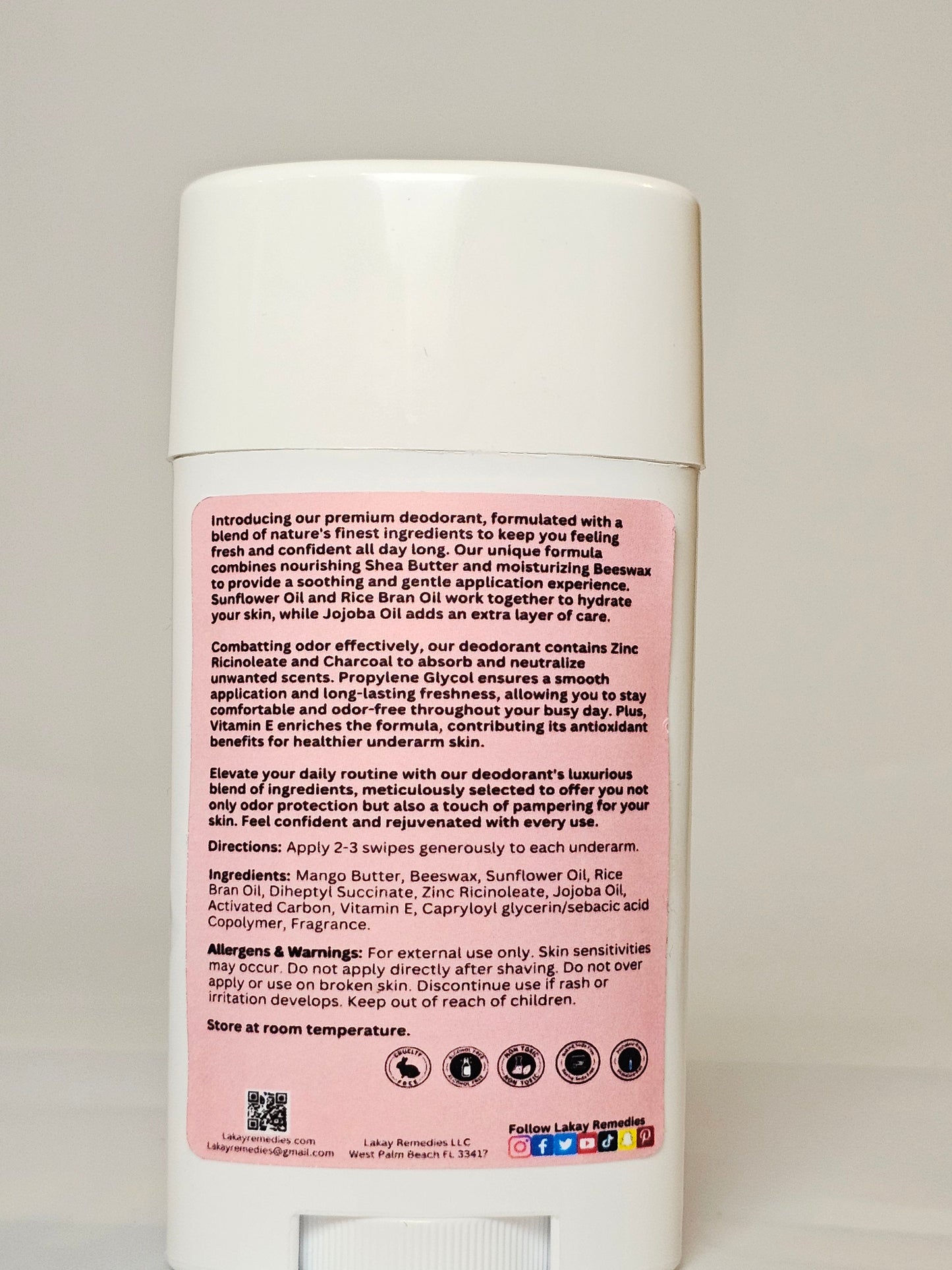 Naughty But Nice Natural Deodorant