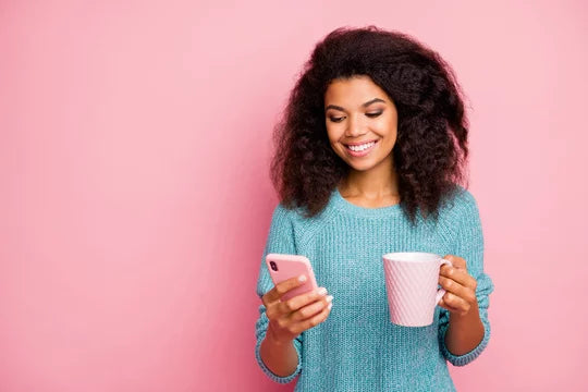 Woman drinking tea 