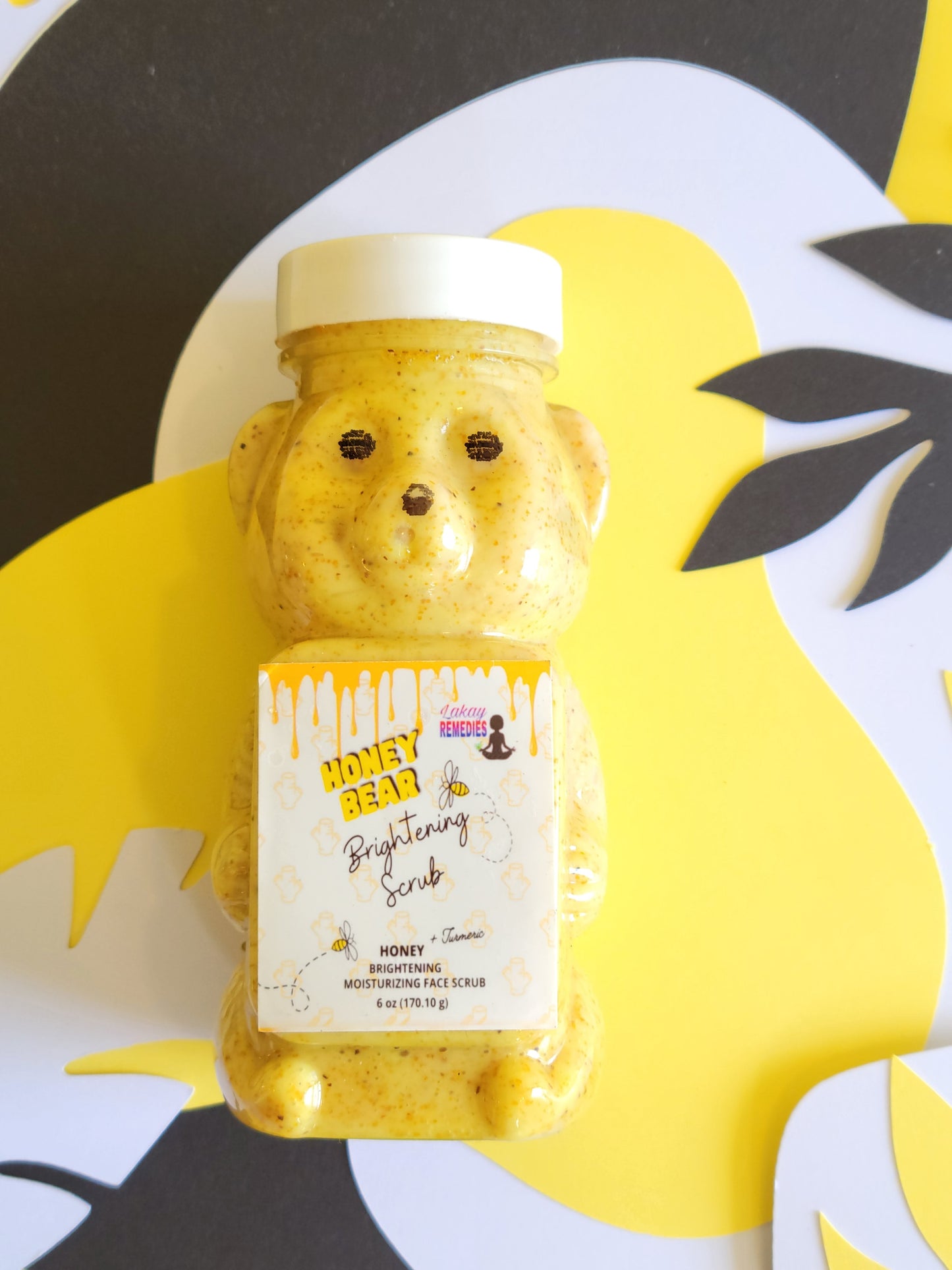 Honey Bear Brightening Turmeric Face Scrub