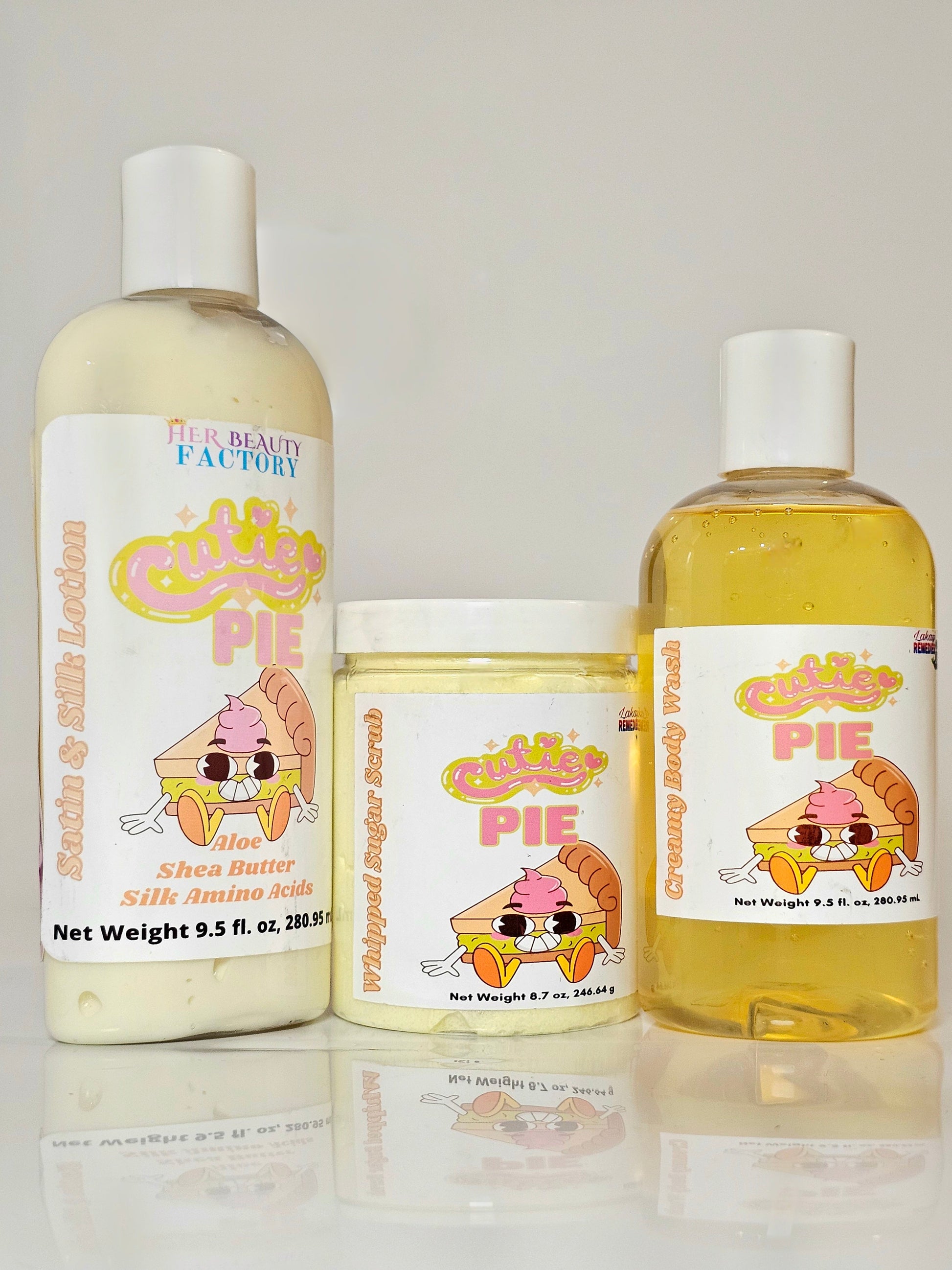 Cutie Pie Body Wash, Lotion & Whipped Sugar Scrub