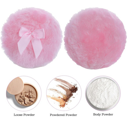 Large Body Powder Puff with Bow