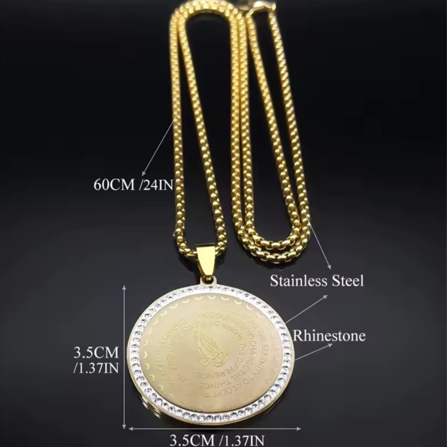 Serenity Prayer Necklace