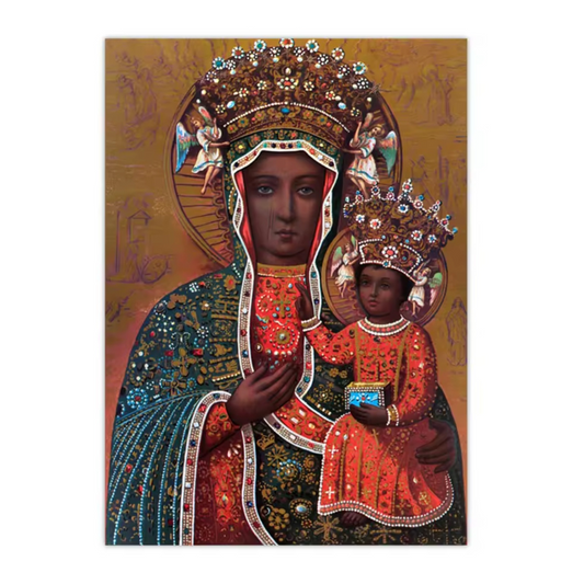 Black Madonna / Erzulie Dantor Giclée Canvas Print