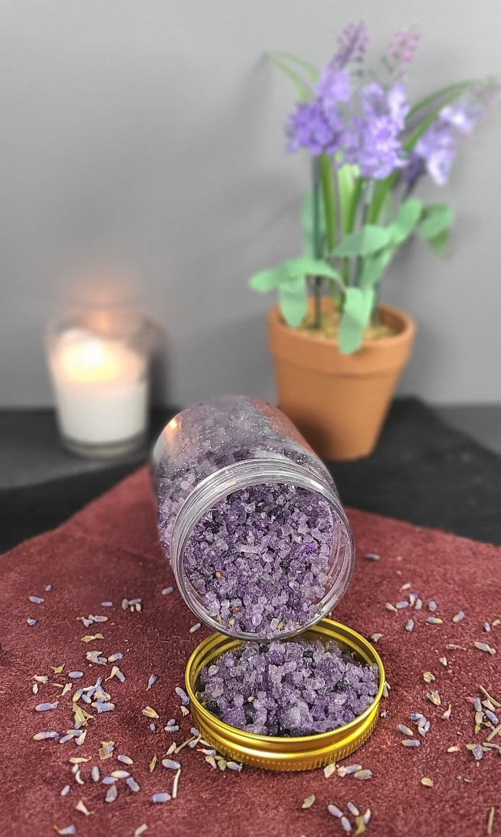 Black Amber & Lavender Bath Salt