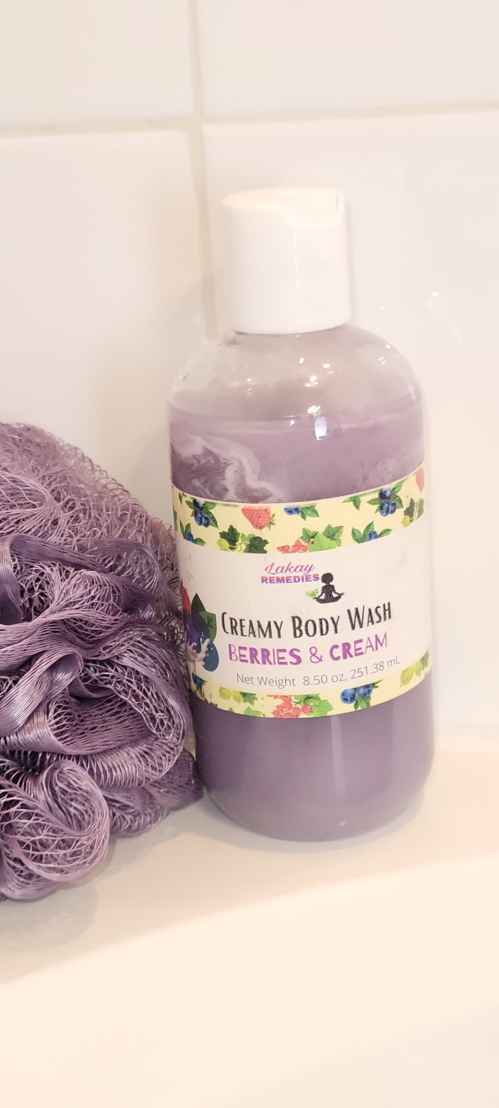 Lakay Remedies Berries & Cream Creamy Body Wash