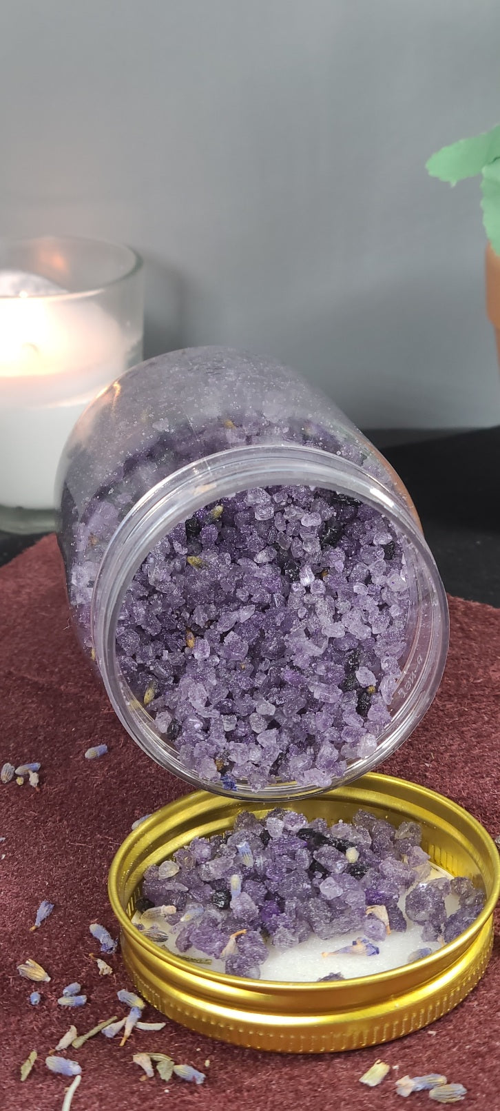 Black Amber & Lavender Bath Salt