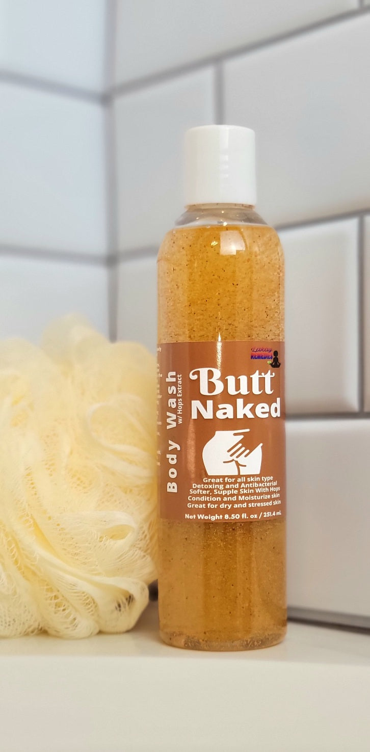 Butt Naked Body Wash With Hops Extract