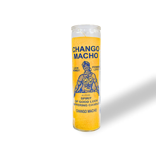 Chango Macho Spirit of Good Luck Offering Candle