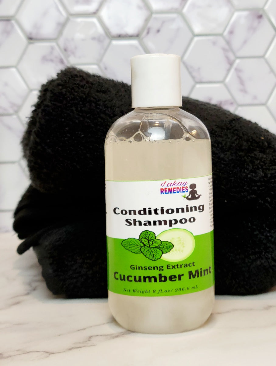 Cucumber Mint Conditioning Shampoo With Ginseng Extract