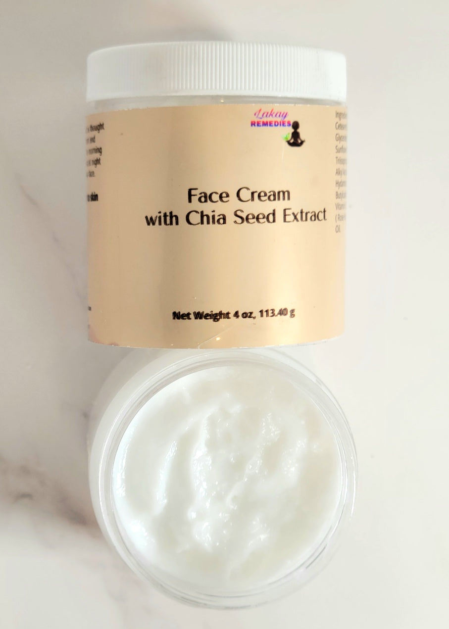 Face Cream with Chia Seed Extract