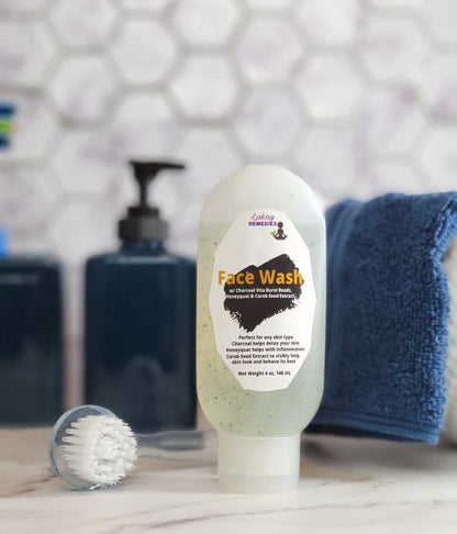 Face Wash with Charcoal Vita Burst Beads,