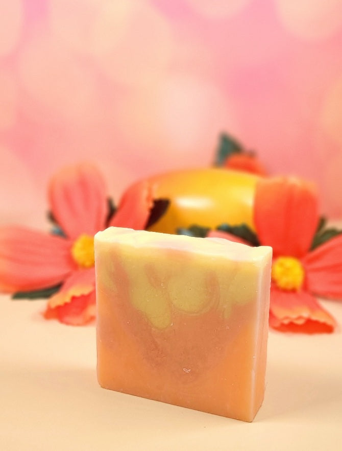 Hibiscus Mango Handmade Soap