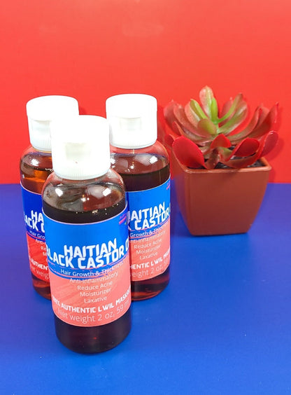 Haitian Black Castor Oil, Lwil Maskreti