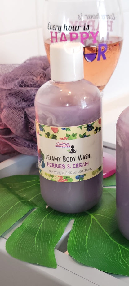 Lakay Remedies Berries & Cream Creamy Body Wash