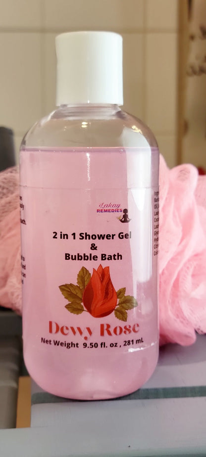 Dewy Rose 2 in 1 Body Wash & Bubble Bath