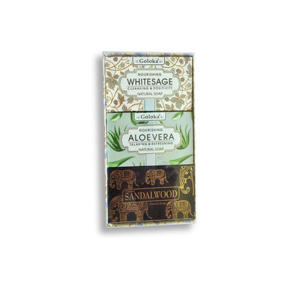 Nourishing Natural Soap Goloka 3 Pack