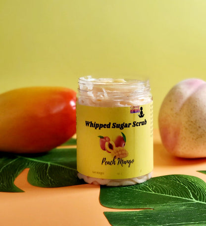 Peach Mango Whipped Sugar Scrub