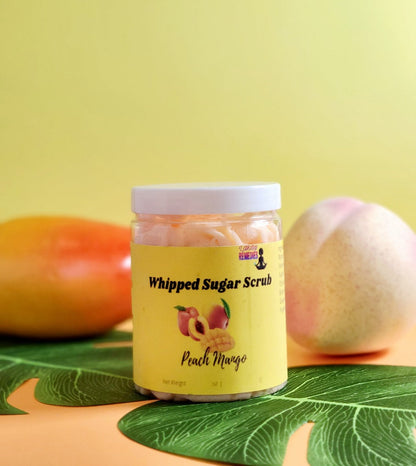 Peach Mango Whipped Sugar Scrub