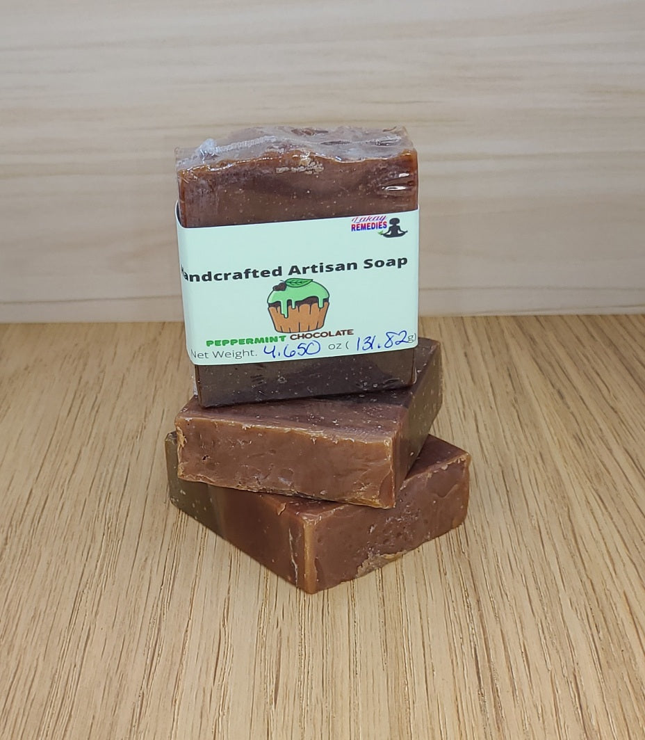 Peppermint Chocolate Handmade Soap