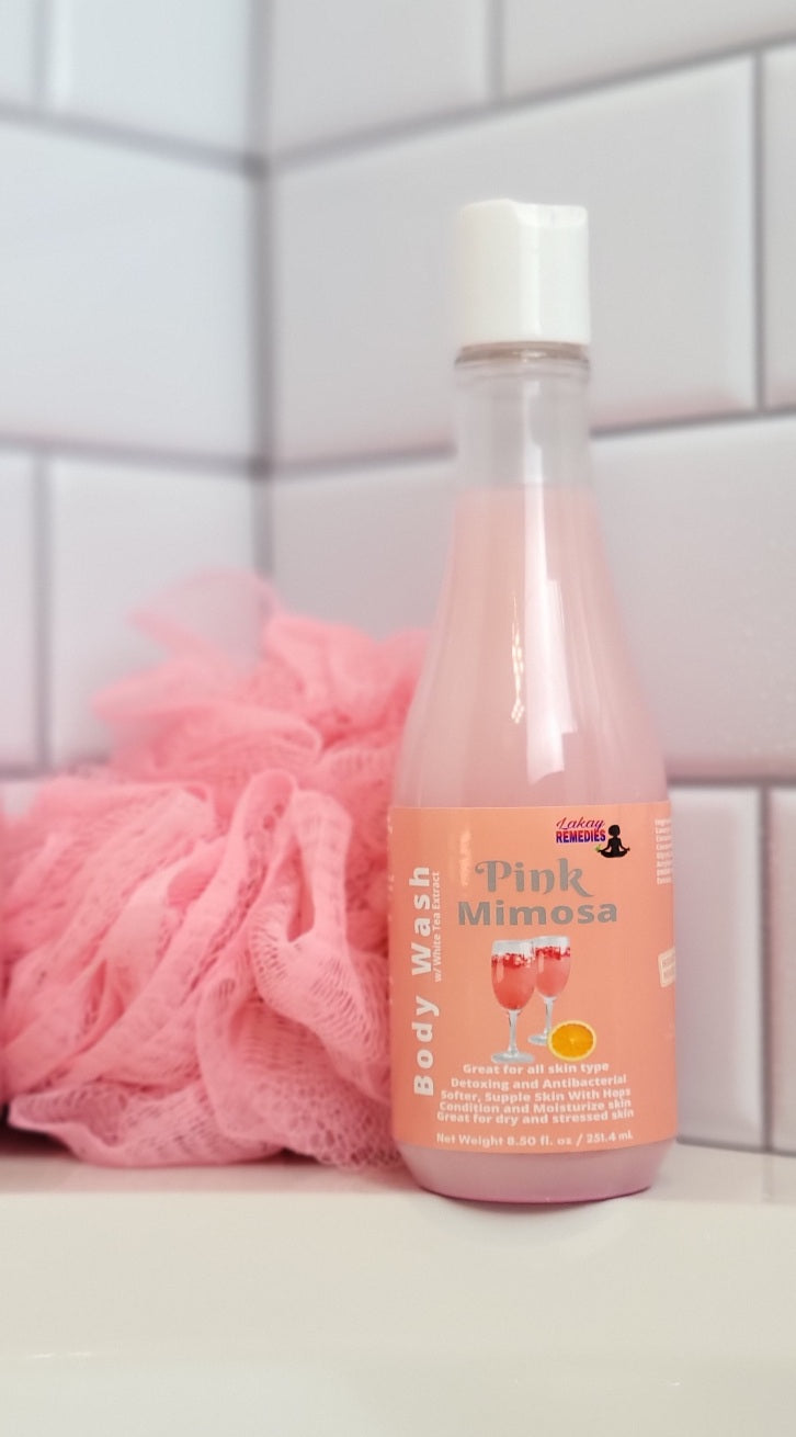 Pink Berry Mimosa Body Wash With White Tea Extract