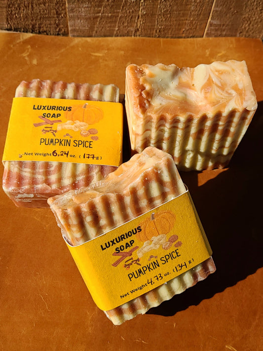 Pumpkin Spice Handcrafted Soap