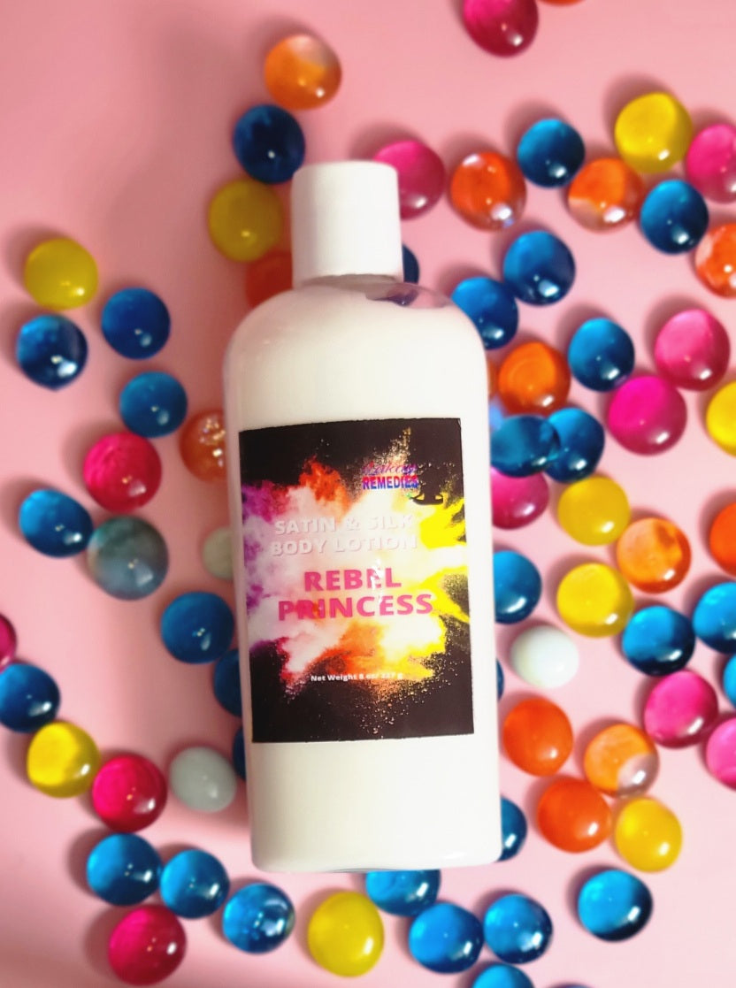 Rebel Princess Satin & Silk Body Lotion