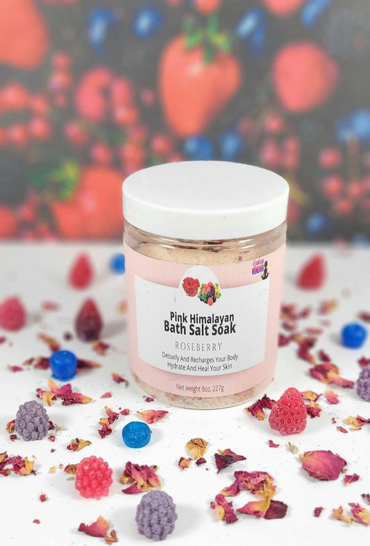 Roseberry Pink Himalayan Bath Salt