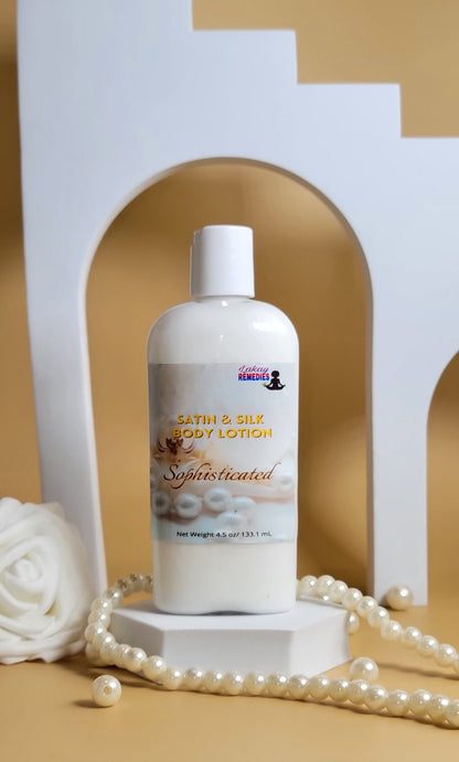 Sophisticated Satin & Silk Body Lotion