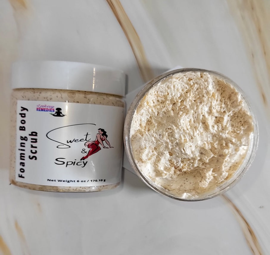 Sweet & Spicy Foaming Body Scrub