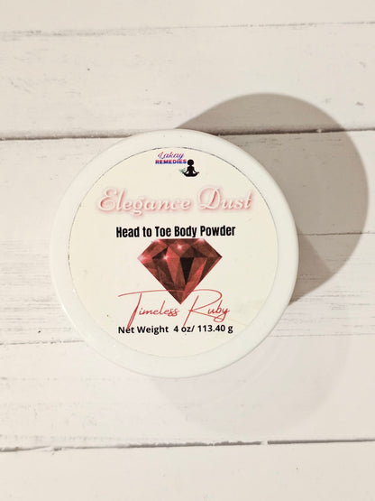 Timeless Ruby Elegance Dust- Head to Toe Body Powder