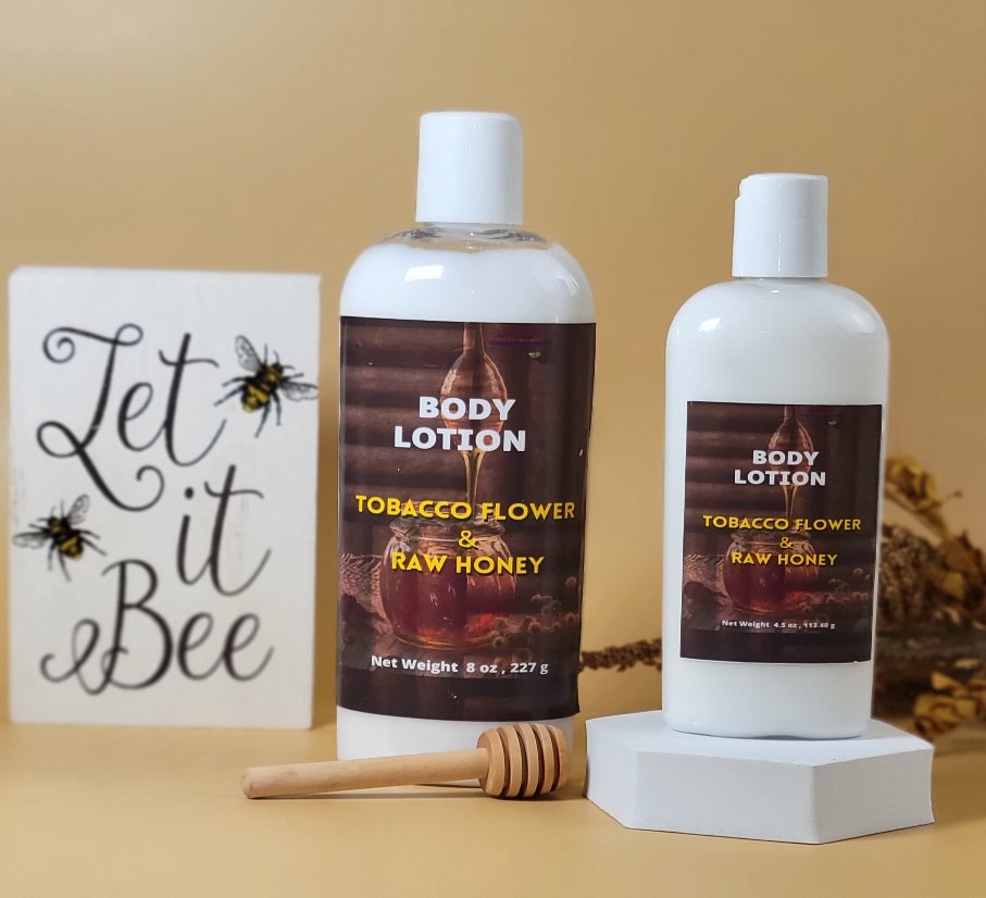 Tobacco Flower & Raw Honey Body Lotion