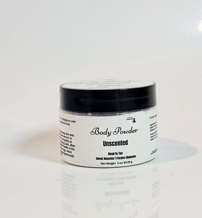 Unscented Elegance Dust- Head to Toe Body Powder