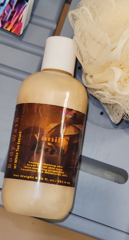 Vanilla Noir Body Wash with White Tea Extract