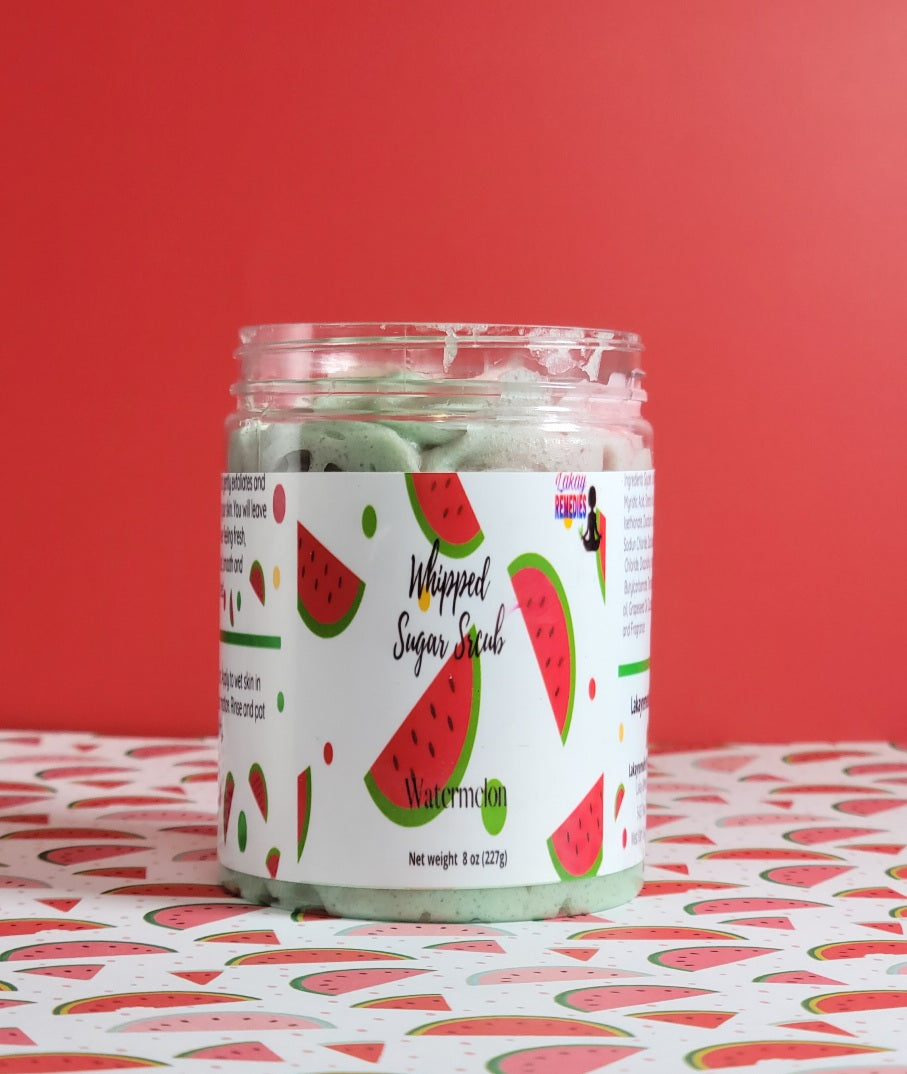 Watermelon Whipped Sugar Scrub