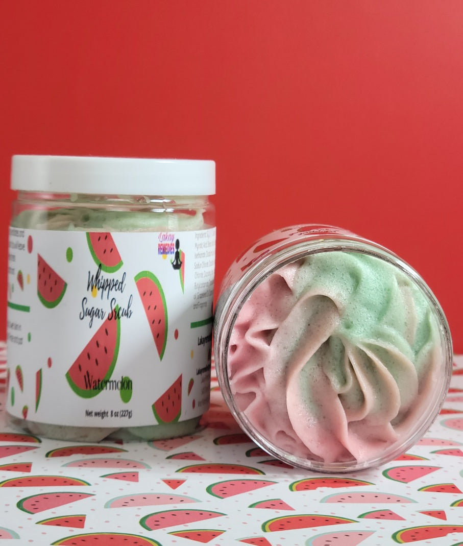 Watermelon Whipped Sugar Scrub