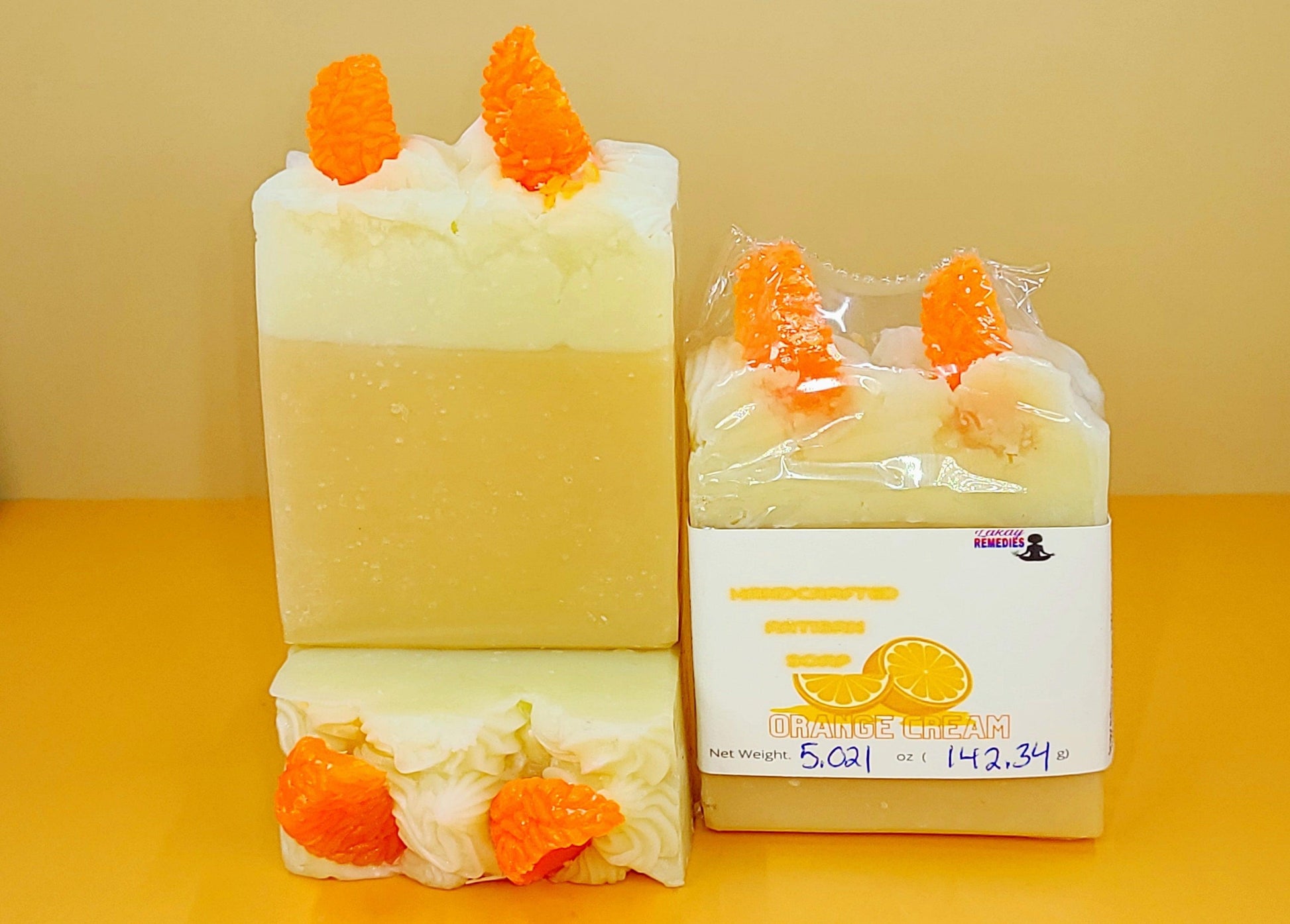 Orange Cream Handmade Soap