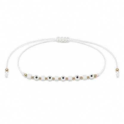 White evil Bracelet 
