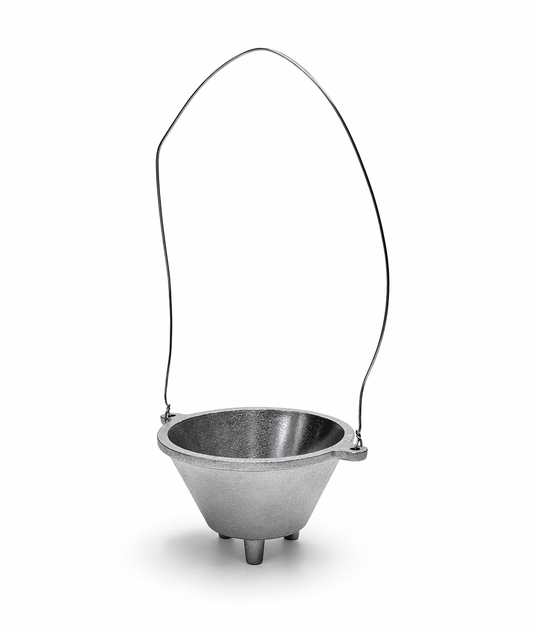 Mini Aluminum Burner Cauldron with Handle