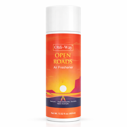 Ohli-Way Open Roads air freshener can on a white background