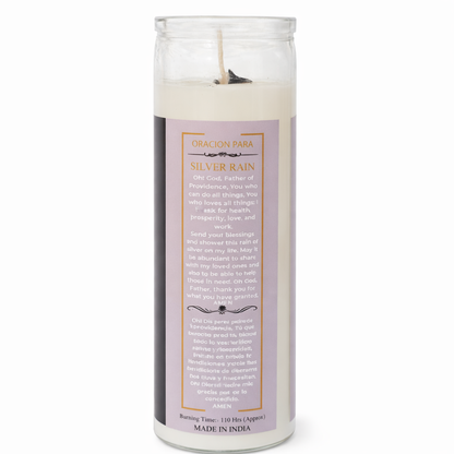 Candle on a white background
