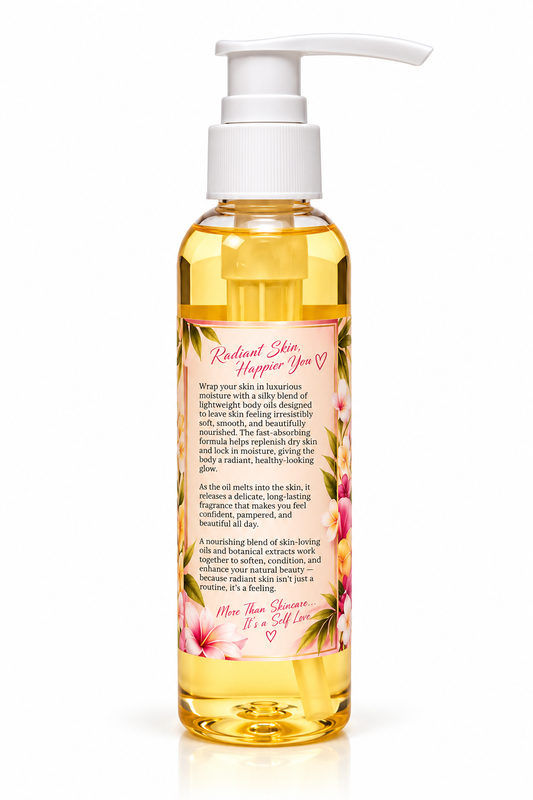 Peachy AF – Peach Mango Body Oil
