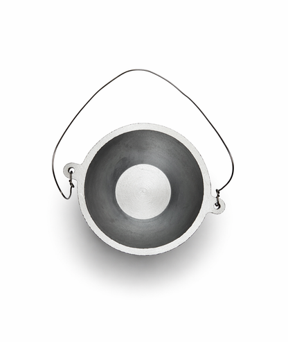 Mini Aluminum Burner Cauldron with Handle